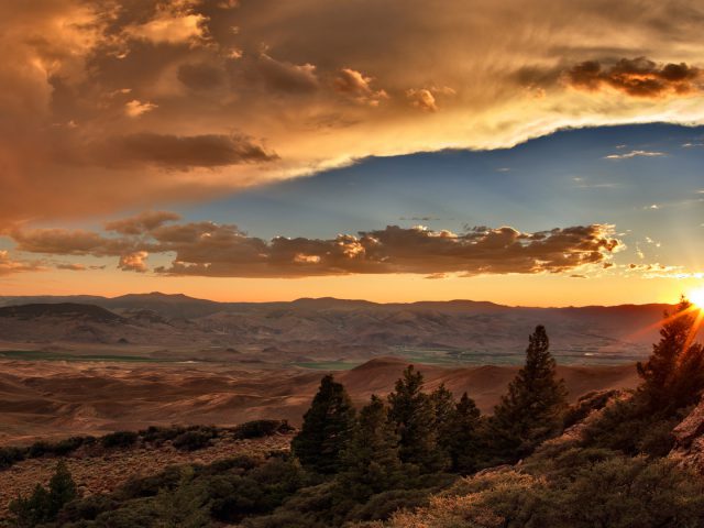 Idaho, Horizontal, Panoramic, Northwest, America,