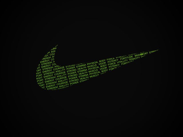 Nike Words 12448