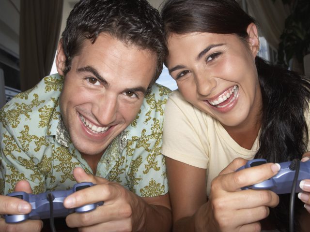 Couple Playing Video Games